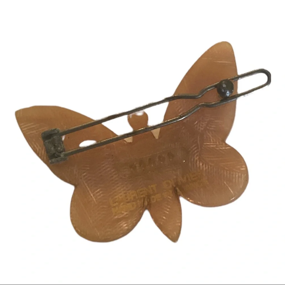 1980’s Laurent Olivier‎ Butterfly Barrette, Made in France, Deadstock